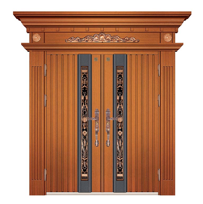 農(nóng)村雙開大門效果圖1