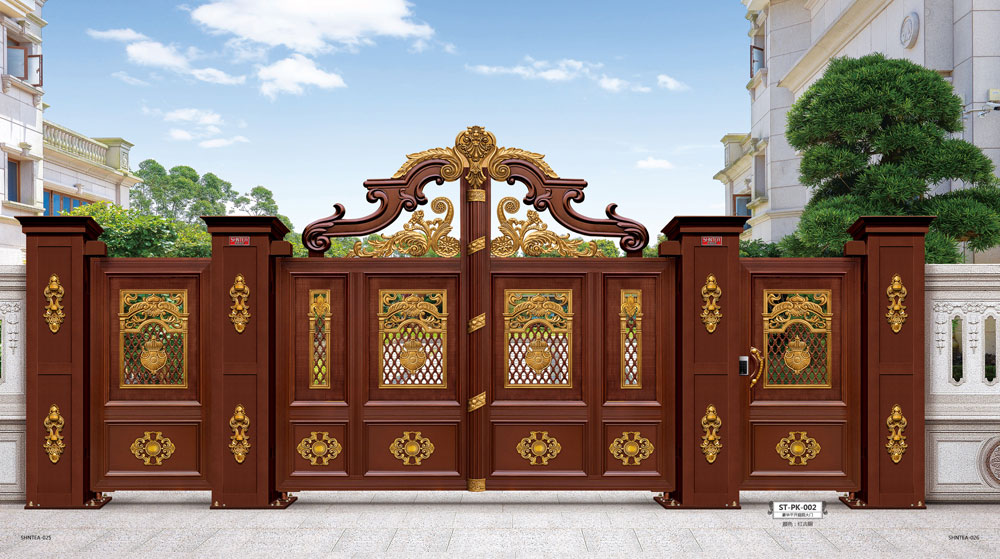 ST-PK-002豪華平開(kāi)庭院大門