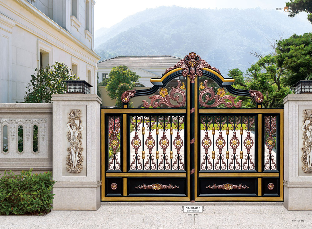 ST-PK-013豪華平開(kāi)庭院大門