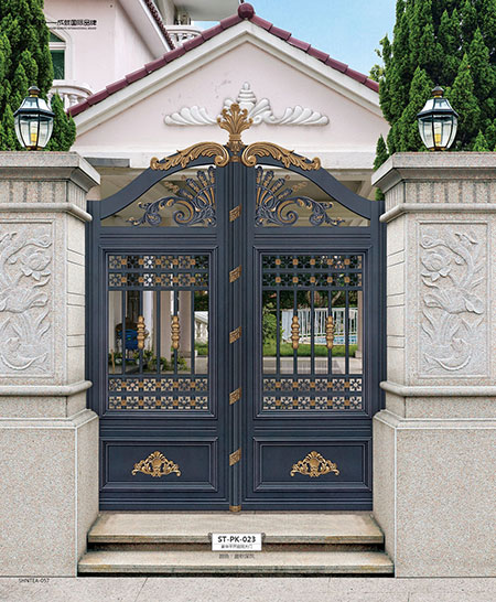 ST-PK-023豪華平開(kāi)庭院大門